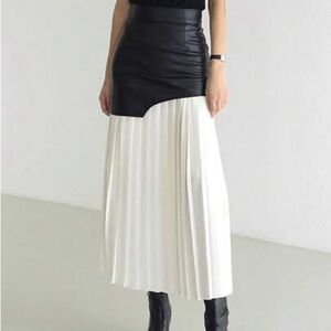 Black and White Women's Skirt
